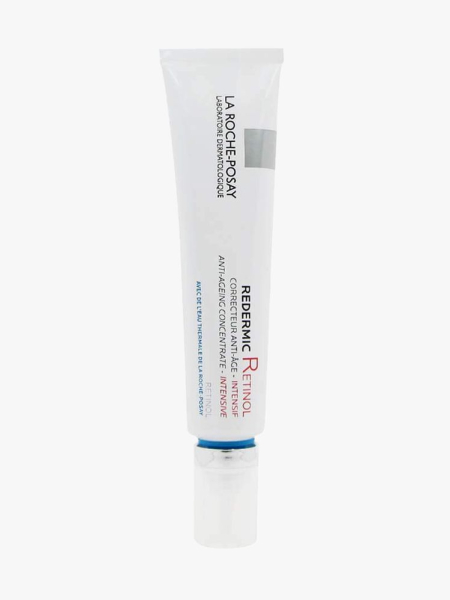 La Roche-Posay Redermic R Dermatological Anti-Aging Treatment Intensive in branded tube component on a light gray background